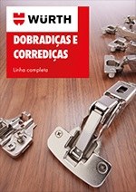 Capa do catálogo Dobradiças e Corrediças