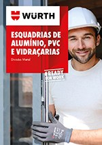 Capa do catálogo Esquadrias de Alumínio
