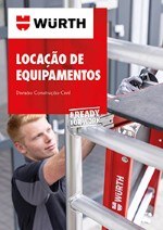 Capa do catálogo Locação de Equipamentos