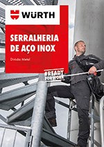 Capa do catálogo Serralheria em Inox